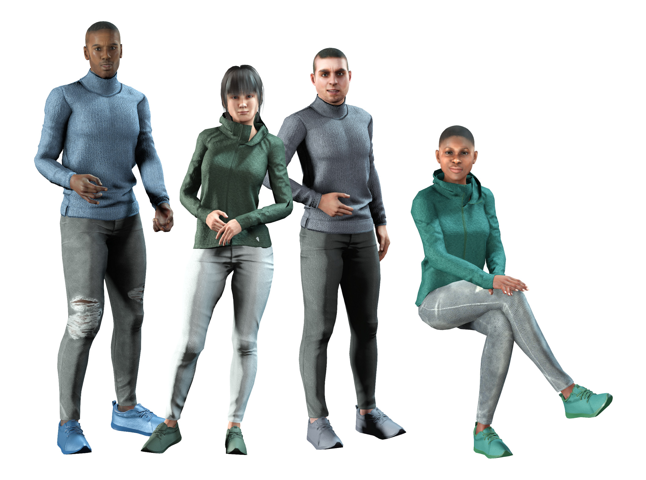 mock-up - photoreal avatars